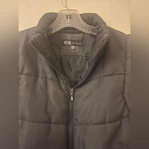 JET JOHN ESHAYA BLACK GREY VEST JACKET P/S